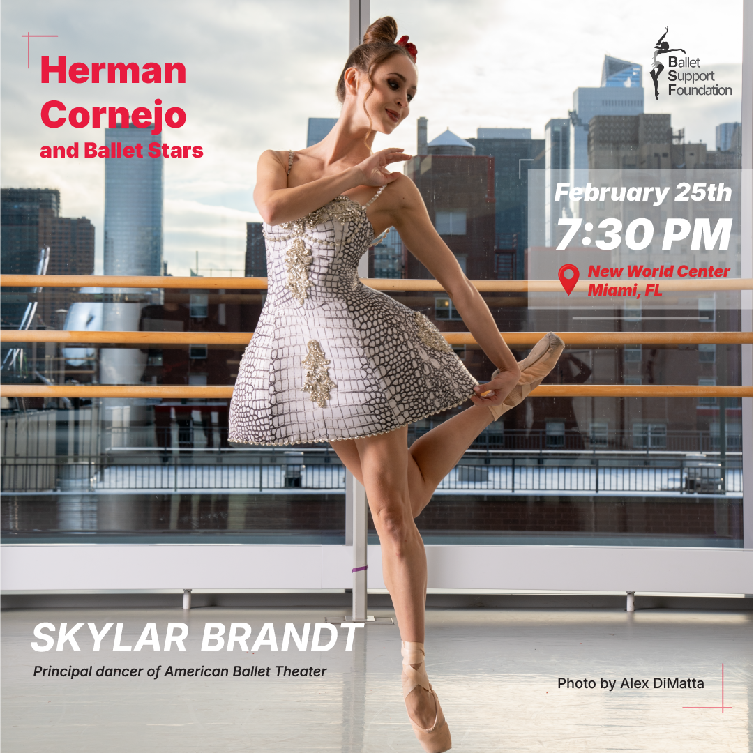9.⁠ ⁠Herman Cornejo and Ballet Stars. New World Center, Miami, Florida, (February 2025)